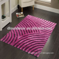 New design polyester pink shag rug